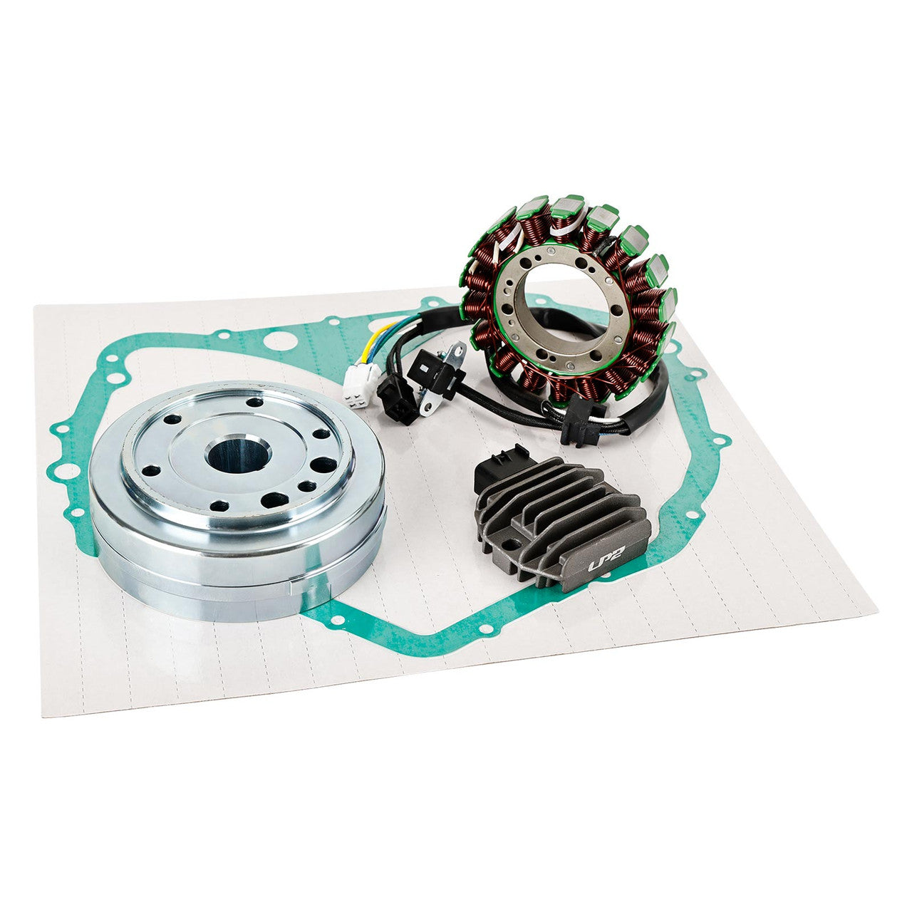 2002-2007 Suzuki LT-F 400 Eiger Flywheel Rotor + Stator + Regulator + Gasket