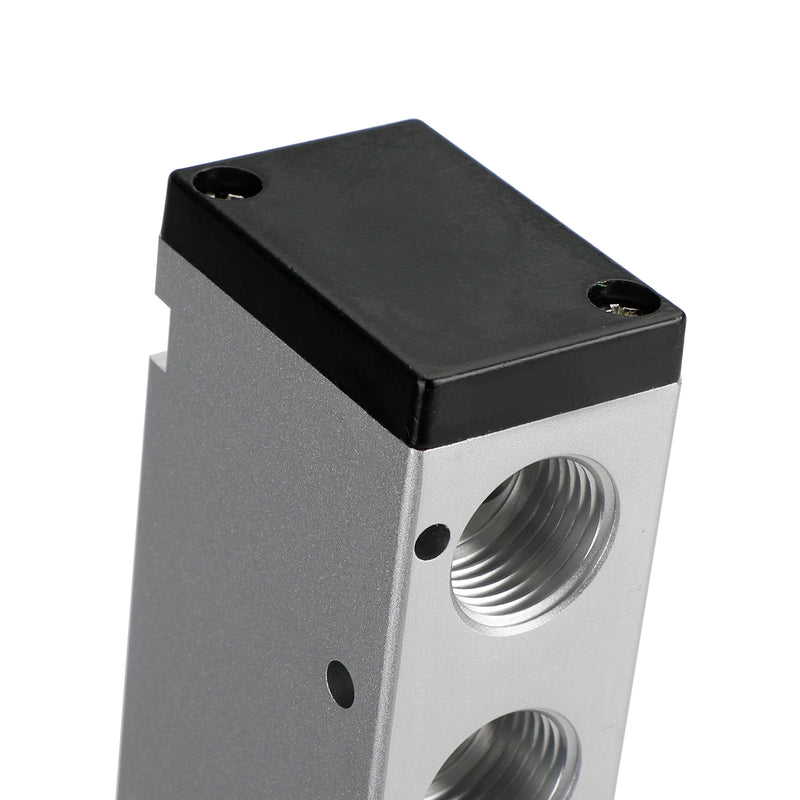 Válvula solenoide neumática 4V410-15 de 5 vías y 2 posiciones, PT1/2", 24 V CC