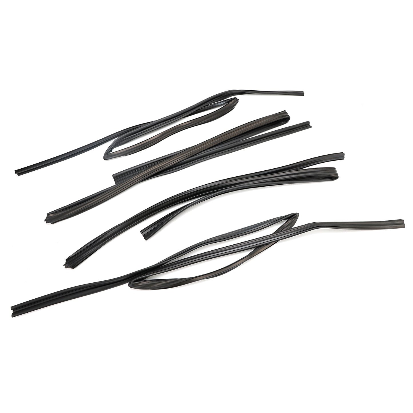 4 juntas de goma para puerta de coche, moldura para Toyota Land Cruiser FJ80 LX450 (1991-1997)