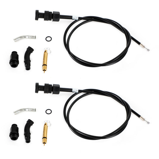 Kit de 2 câbles de starter et piston de carburateur pour Honda Rancher TRX350 FM TM 2000-2006