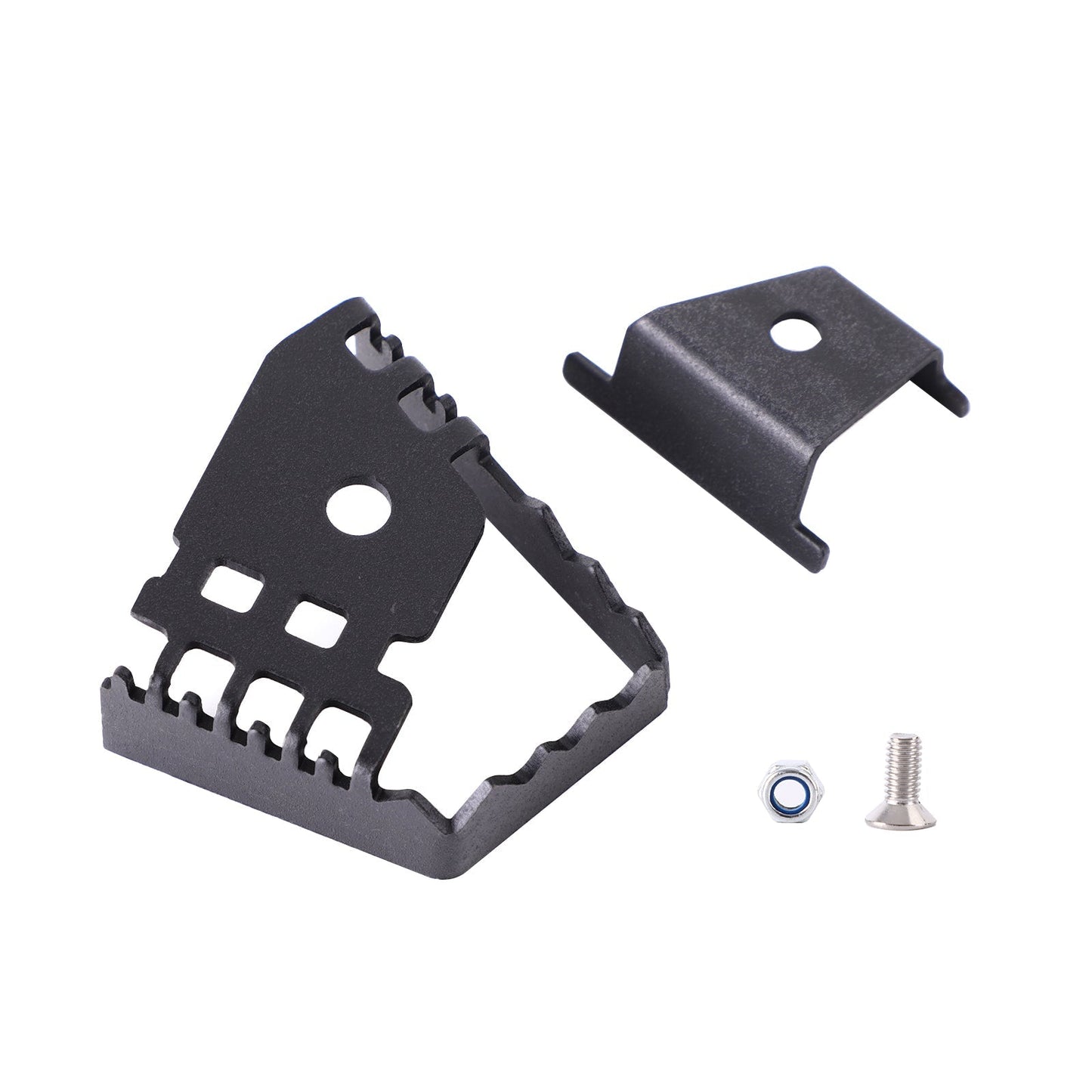 Extensión de pedal de freno ampliada para BMW R1200GS, F800GS, ADV, F700GS, F650GS, color plateado