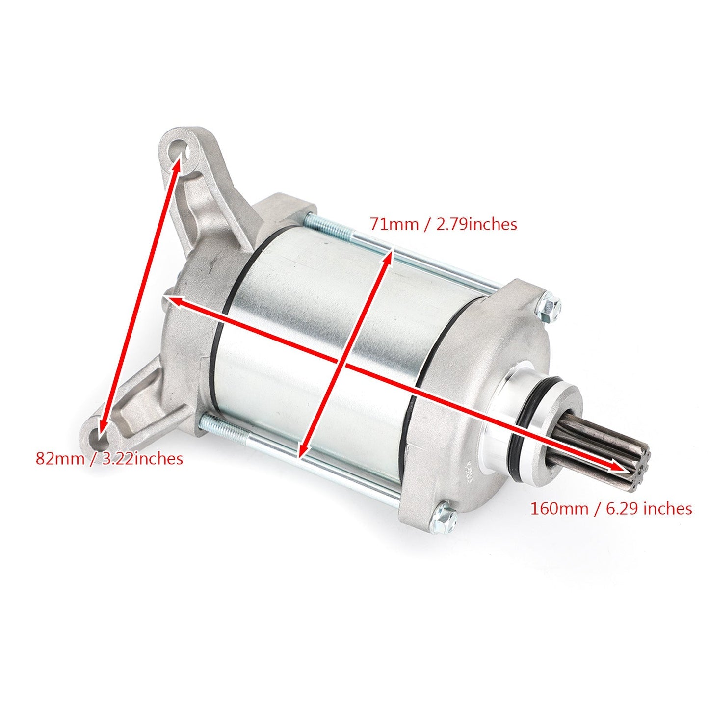 NEW Starter for Yamaha YFM450FWA Grizzly 450 Kodiak 450 11-2016 1CT-81890-00 Assosary