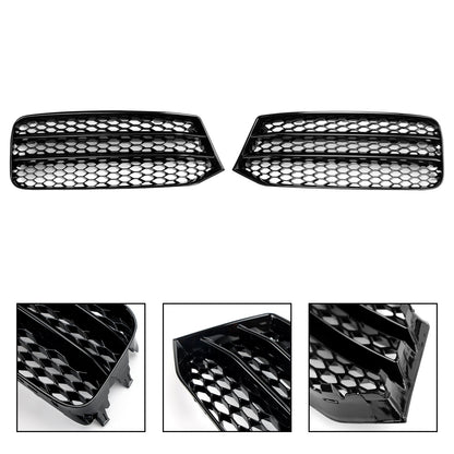 2015-2018 Audi A1 8X 8XA807681B Pair Front Bumper Fog Light Cover Grill Grille