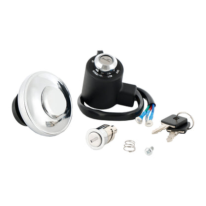 Harley XL 883L/N/R 1200C/CP/N/X XR1200X 1991-2011 Fuel Filler Cap Ignition Switch