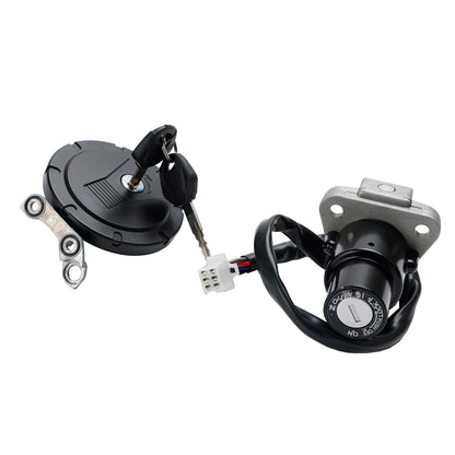 Kawasaki KL250 KL600 1986-2007 Fuel Filler Cap Ignition Switch Lock Assy with Keys