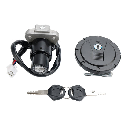 Kawasaki KL250 KL600 1986-2007 Fuel Filler Cap Ignition Switch Lock Assy with Keys