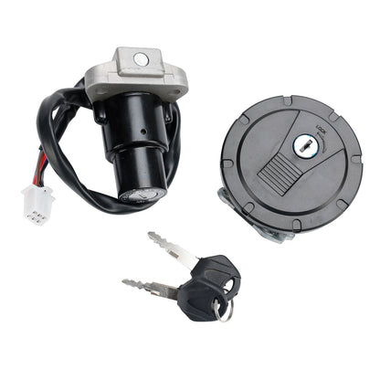 Kawasaki KL250 KL600 1986-2007 Fuel Filler Cap Ignition Switch Lock Assy with Keys