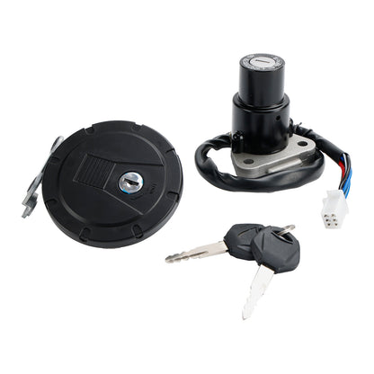 Kawasaki KL250 KL600 1986-2007 Fuel Filler Cap Ignition Switch Lock Assy with Keys