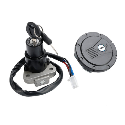 Kawasaki KL250 KL600 1986-2007 Fuel Filler Cap Ignition Switch Lock Assy with Keys