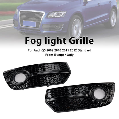 2009-2012 2PCS Front Bumper Grill Fog Light Lamp Covers Fit Audi Q5