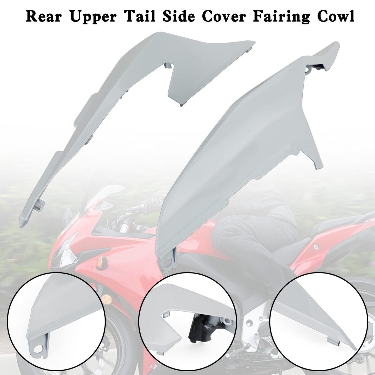 Capot de carénage latéral arrière supérieur pour Honda CBR500R 2019-2021
