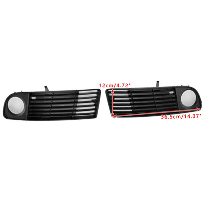 1998-2001 2PCS Front Lower Bumper Fog Light Cover Grille Fit Audi A6 C5