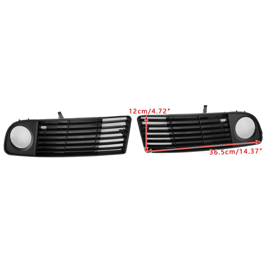 1998-2001 2PCS Front Lower Bumper Fog Light Cover Grille Fit Audi A6 C5