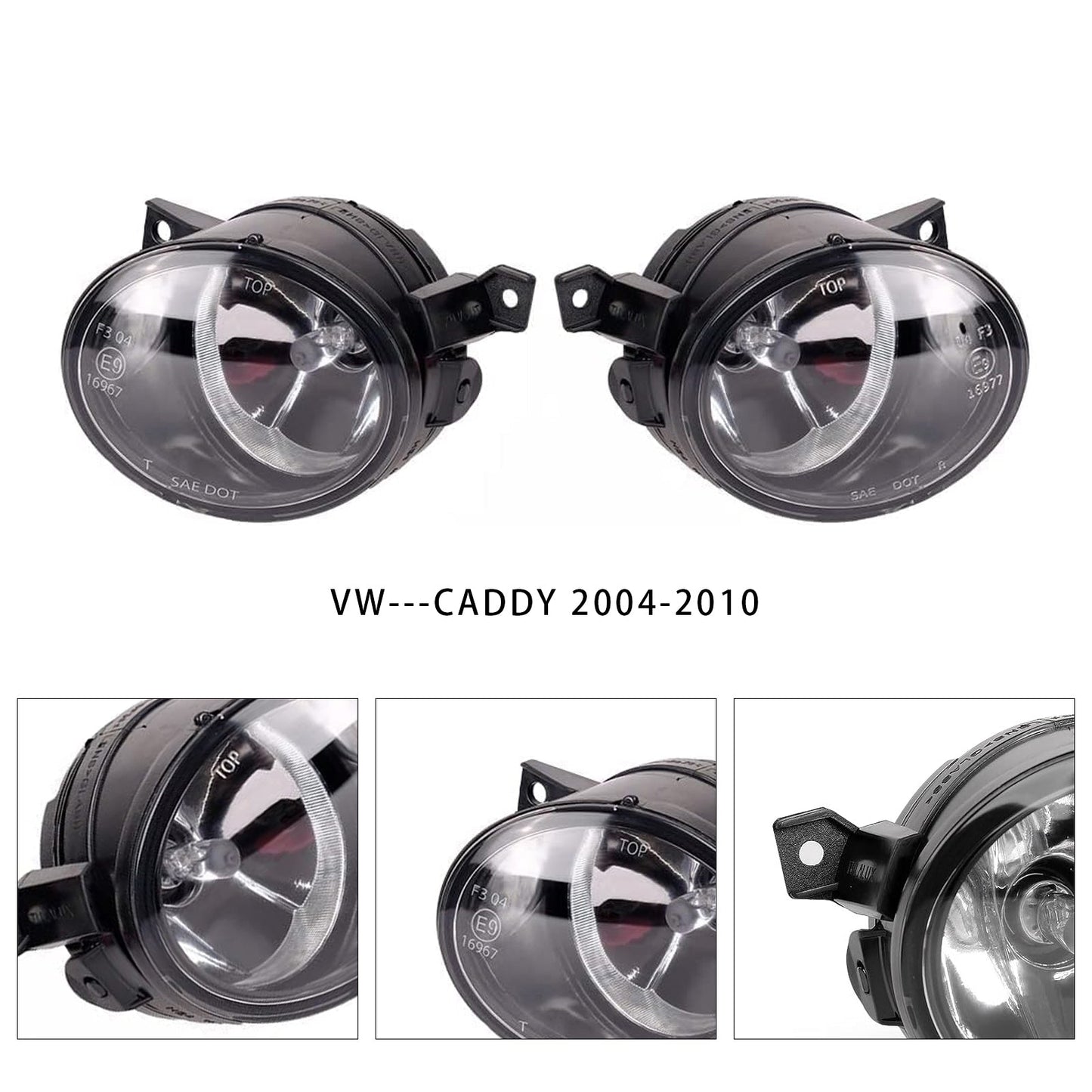 Paire de feux antibrouillard avant Volkswagen RABBIT 1K0941699C 1K0941700C