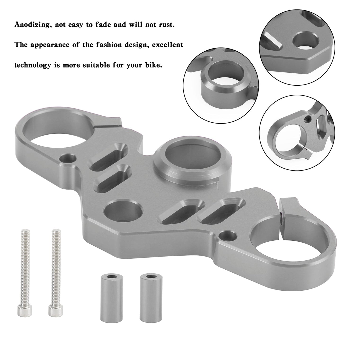 Abrazadera superior delantera de aluminio CNC para tija de sillín para Yamaha R15 V4 R15M 2022