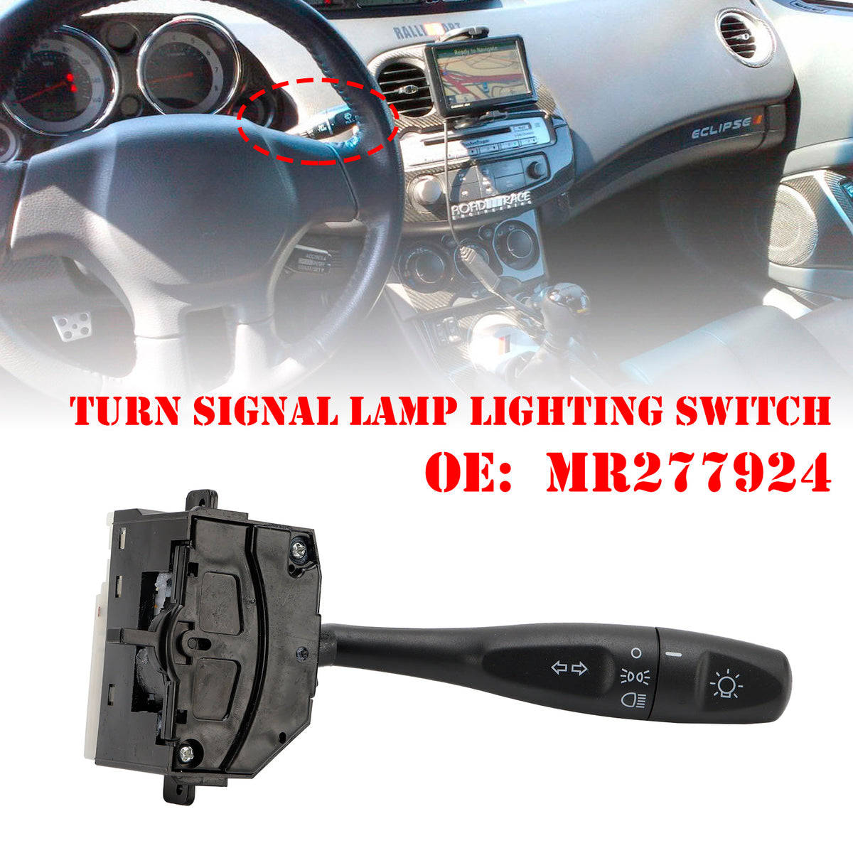 Eclipse Galant Montero Mitsubishi MR277924 Turn Signal Lamp Lighting Switch