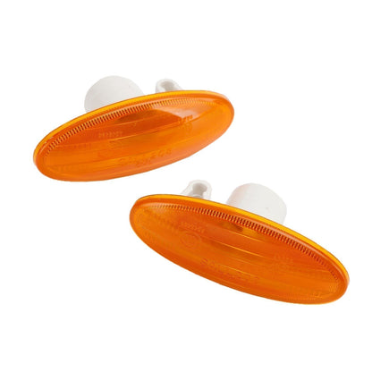 2010-2013 Nissan Qashqai LCI 2X Amber/Smoked Side Marker Lamp Turn Signal Light Housing 26160-8990A