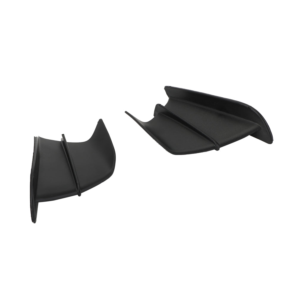 Black Side Winglet Wind Fin Spoiler Trim Cover