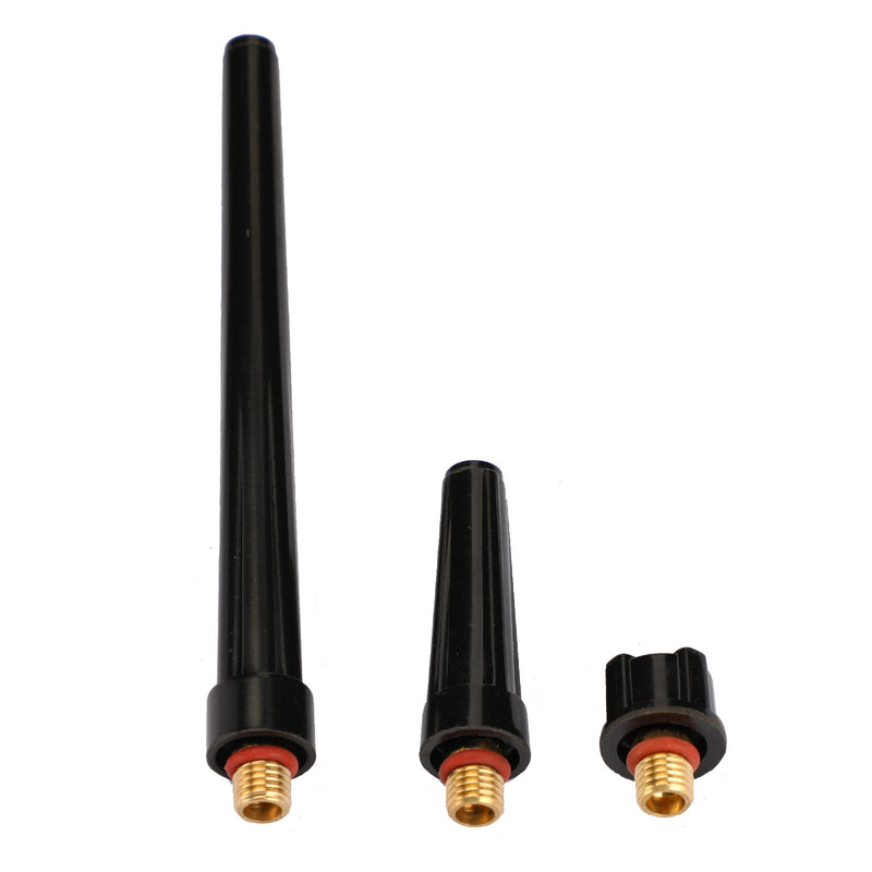 Kit de 58 consumibles para soplete de soldadura TIG con lente de gas corta para WP-9/20/25