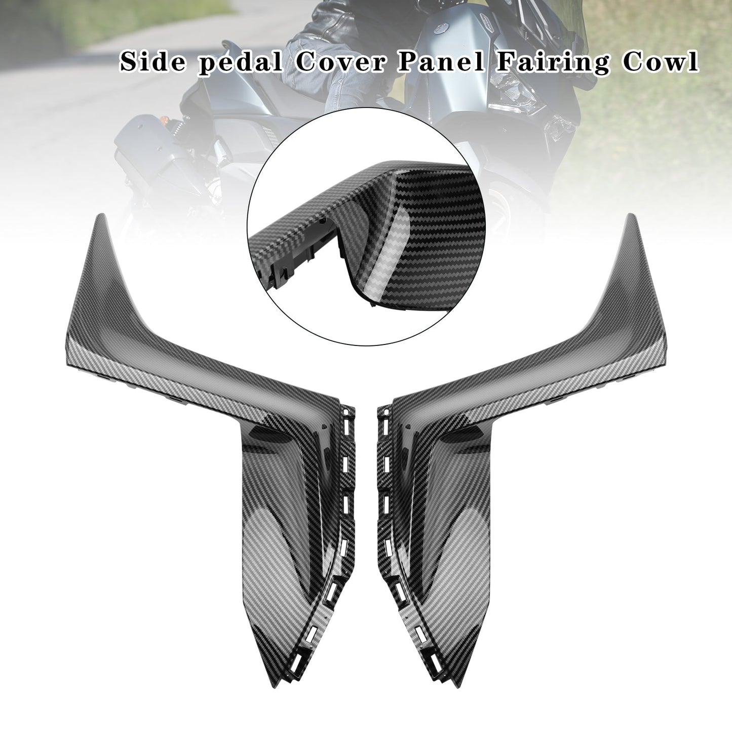 23-24 Yamaha X-MAX 300 XMAX Side Pedal Cover Panel Fairing Cowl