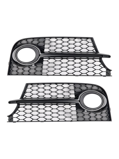 2011-14 Honeycomb Front Bumper Fog Light Grille Fit Audi TT MK2 S-Line TTS