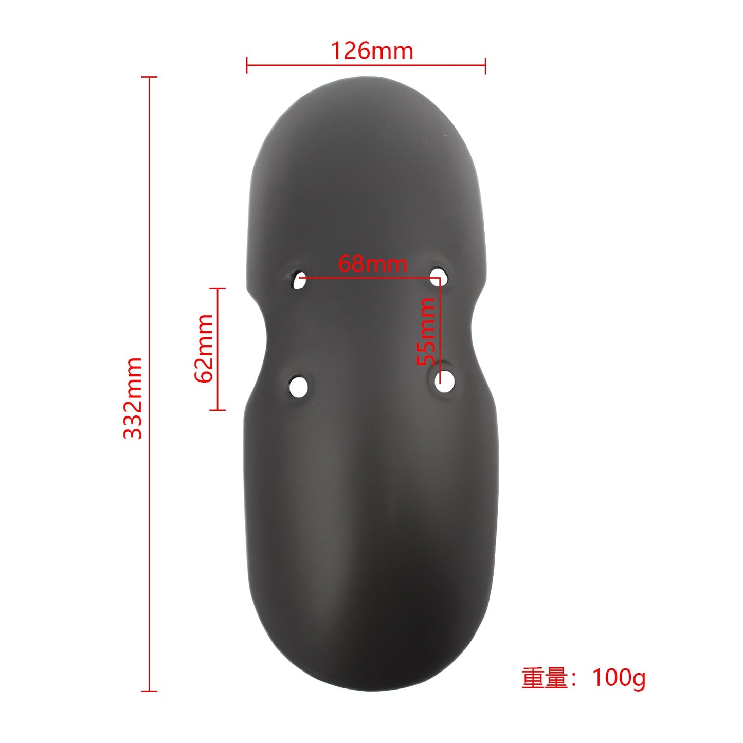 Guardabarros delantero para Bonneville T100 Scrambler Thruxton 2001-2016