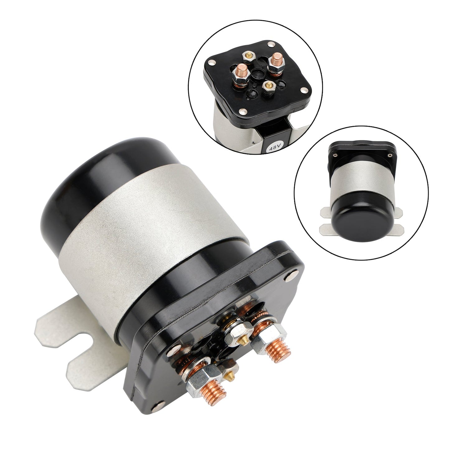 Solenoide de arranque de 48 V compatible con EZ-GO Club Car Electric Yamaha G19 G22 G23 G27