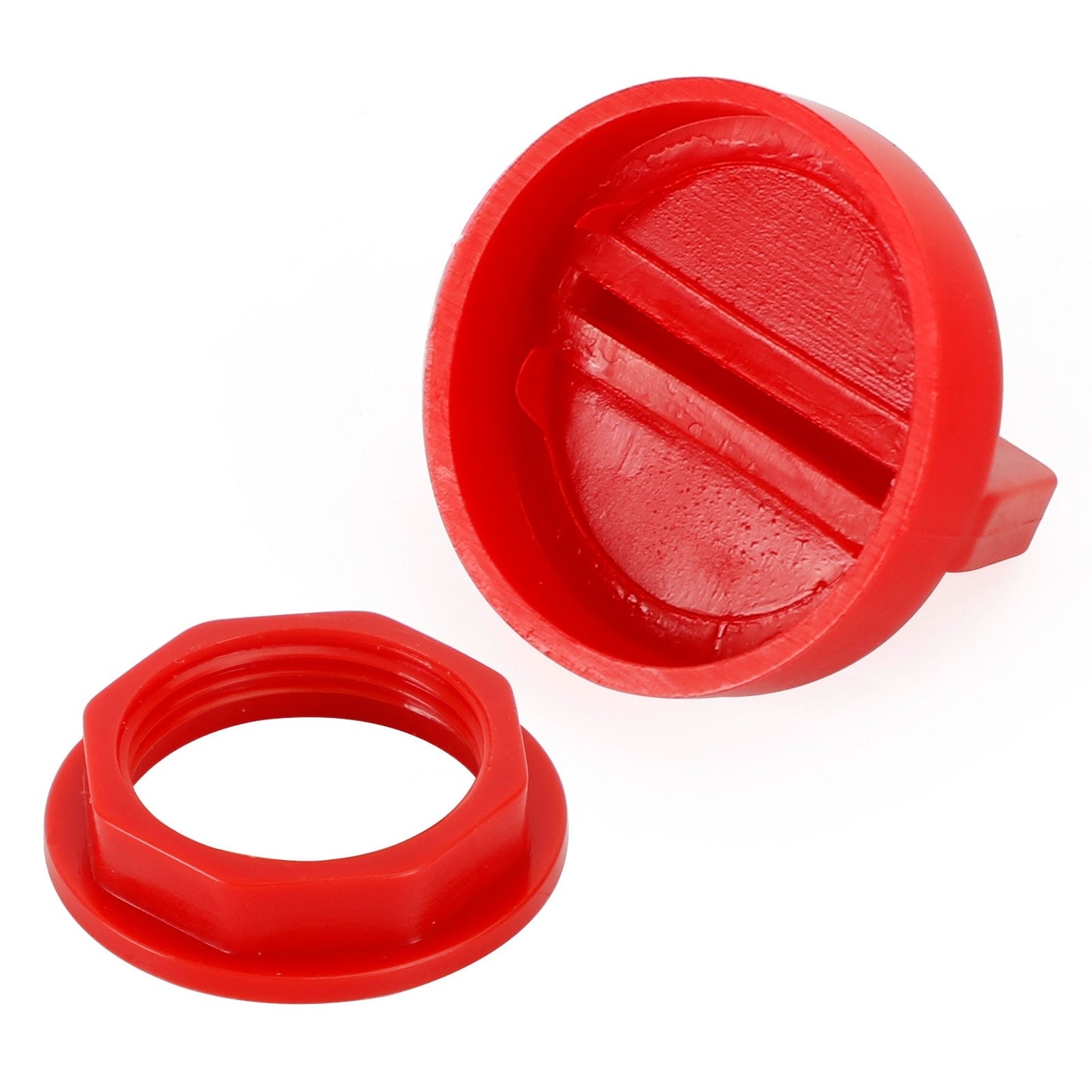 Lot de 2 caches de clé de contact rouges avec écrou pour Polaris RZR XP 570 800 900 1000 5433534