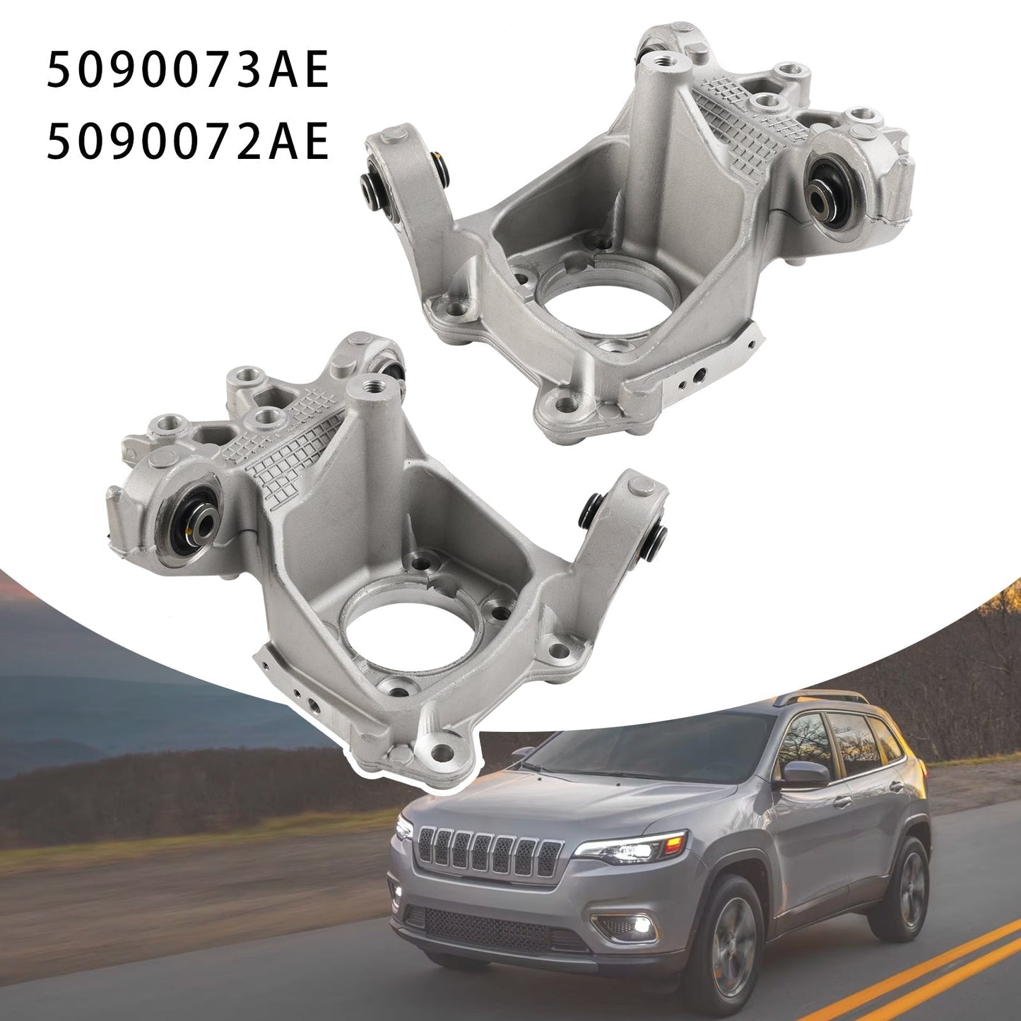 2014-2018 Jeep Cherokee Rear Left+Right Suspension Knuckle 5090073AE 5090072AE