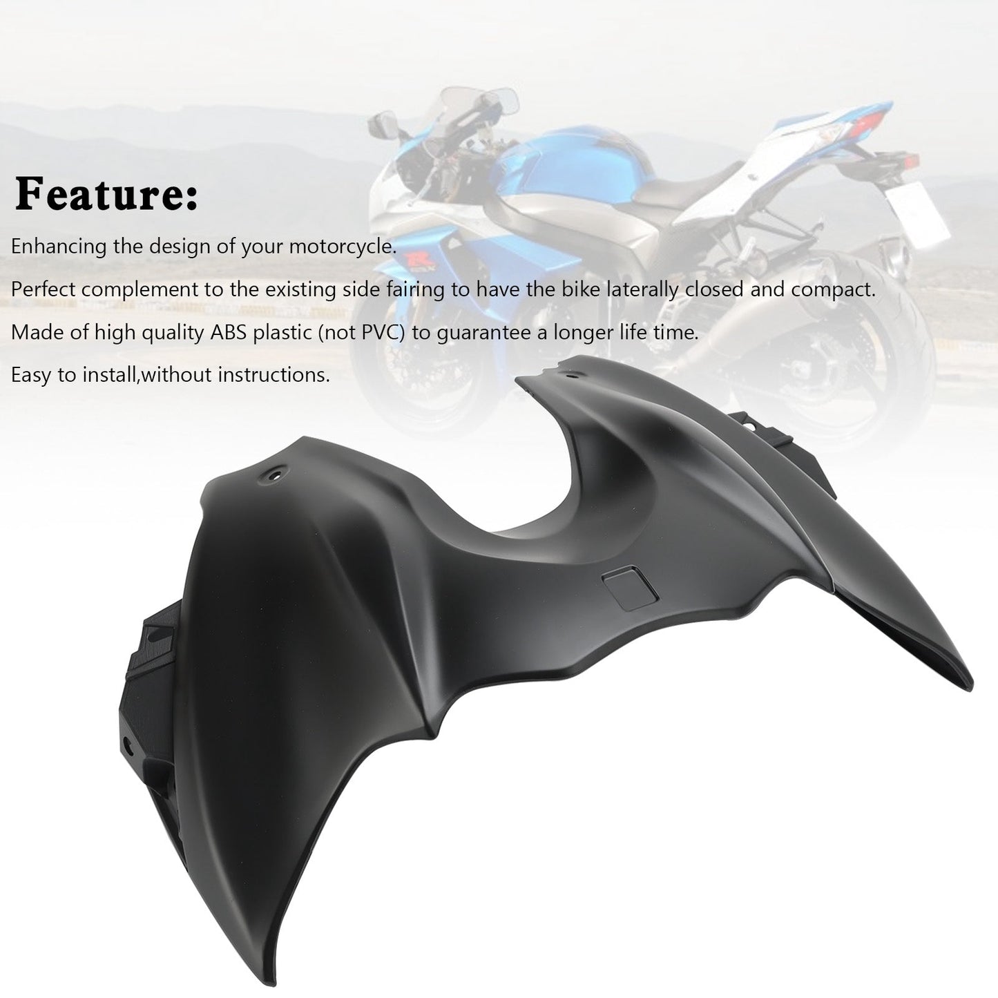 Carénage de couvercle de réservoir avant pour Suzuki GSX-S 1000 2015-2020