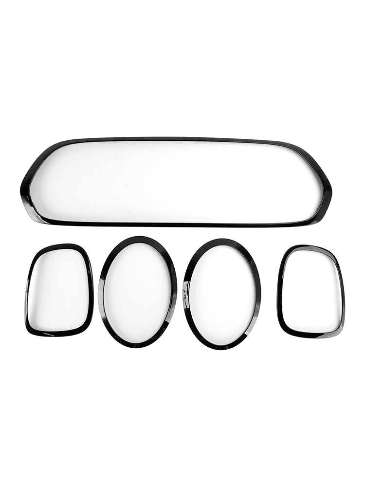2014-2021 Mini F55 F56 F57 Cooper S / Cooper SD Black Grill Trim + Headlight Trim + Taillight Trim