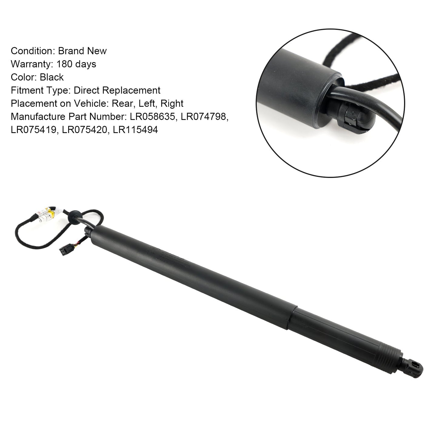 LC Rear Boot Lid Gas Spring Strut LR075419 LR058635 2015-2019 Land Rover Discovery Sport L550