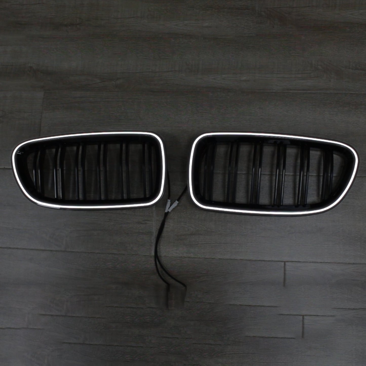 11.2009-02.2017 BMW 5-Series F11 Kidney Bumper Grill Grille Gloss Black 51137203649 51137203650