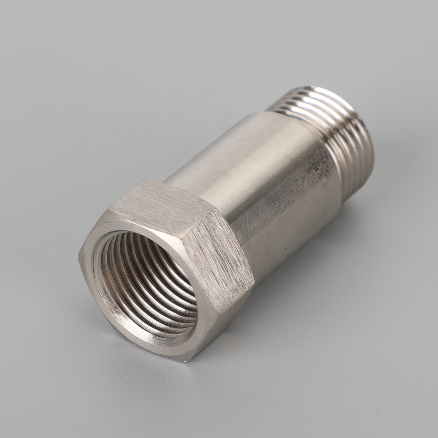 Adaptador de sensor de O2 CEL M18x15 de 45 mm para tubo de extensión de luz de verificación del motor (2 unidades)