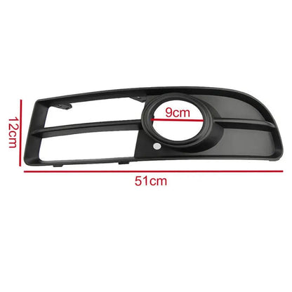 1 Pair Front Bumper Fog Light Grill Cover Bezel For Audi A4 B7 S-Line S4 2005-08