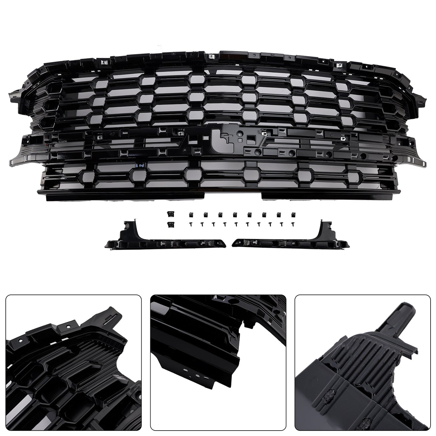 2021-2024 Chevrolet Tahoe Suburban Z71-Look Front Bumper Grille Black 84913568