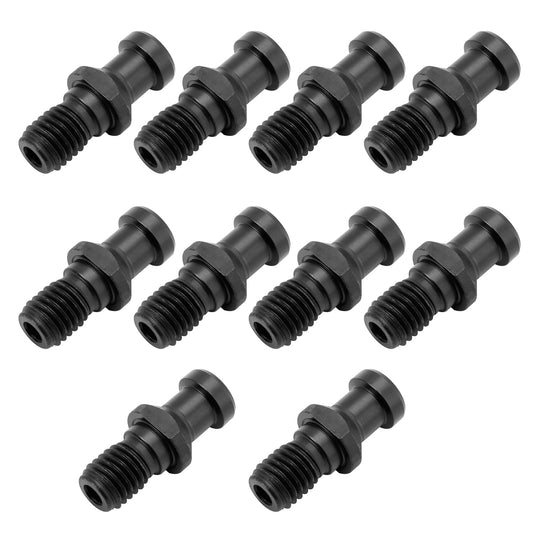 Lot de 10 boutons de retenue CAT40 15-0,747 mm - Goujon de traction - Liquide de refroidissement traversant pour DMG Mori et Doosan