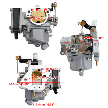 Mercury Mariner 2-stroke 15C 9.9 D M 9.9HP 15HP Outboard Carburetor Carb