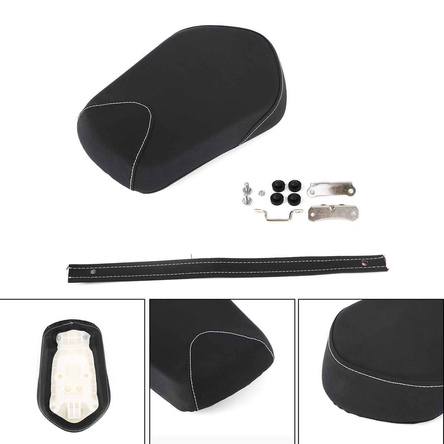 Coussin de siège passager arrière noir pour Yamaha Bolt XV950 XVS950 2014-2020