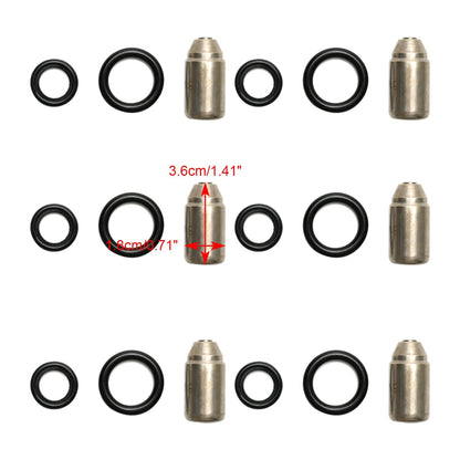 Caterpillar 3304 3306 D330C D333C 6PCS Injectors Nozzle Service Group 8N8796 7S-9891 7S-8722 8N-4694