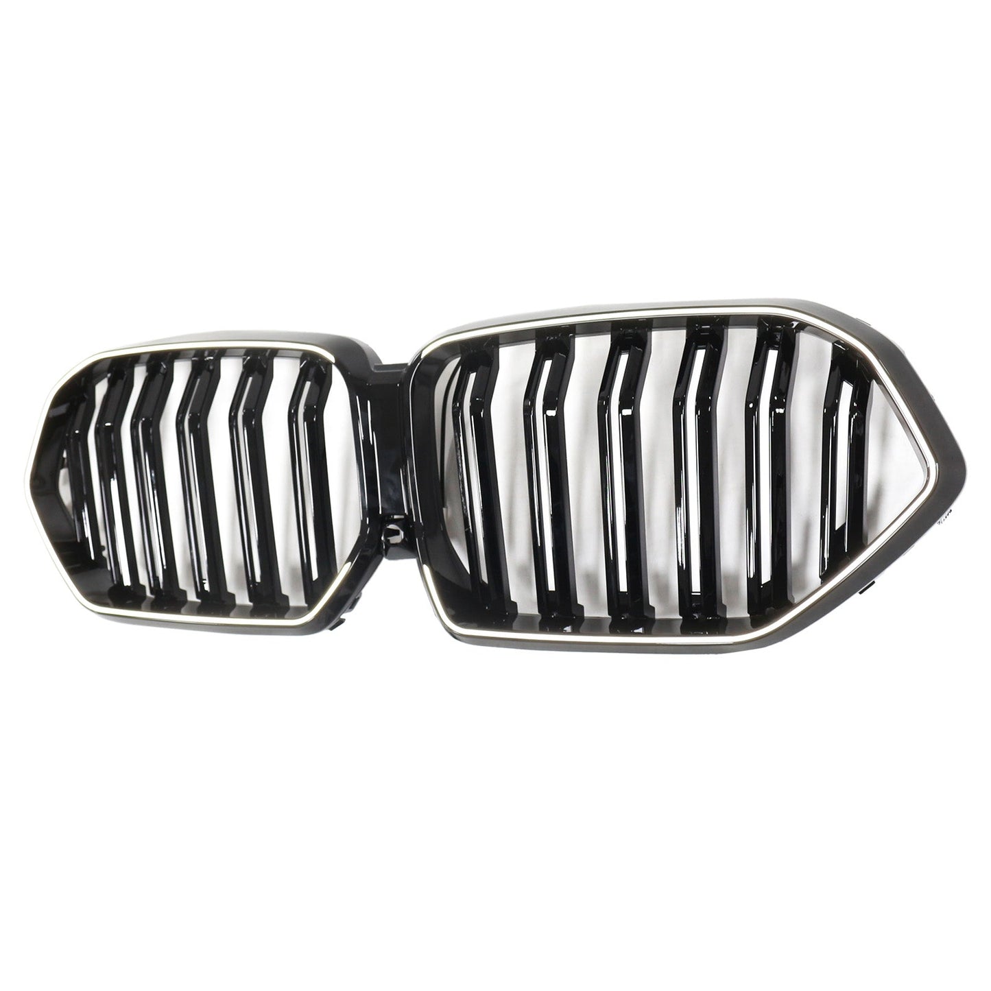 2020-2022 BMW X6 G06 M50i Gloss Black Front Bumper Grille W/Camera Hole