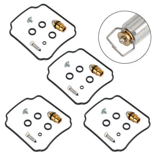 Kit de reparación y reconstrucción de carburador 4X compatible con Yamaha FZR400(1WG)R/RR 88-1990