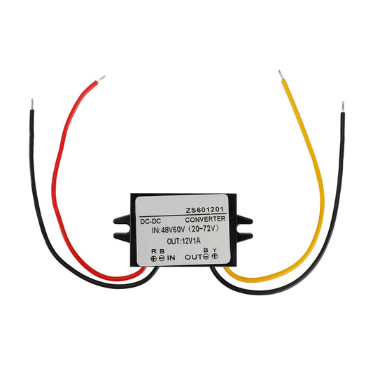 Waterproof DC-DC Buck Step Down Volt Converter 20V-72V 24V 36V 48V to 12V 3A