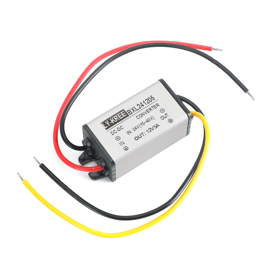 12V/24V to 5V 5A 25W Waterproof Converter Step Down Volt Module Power Supply, 12/24V-5V-3A