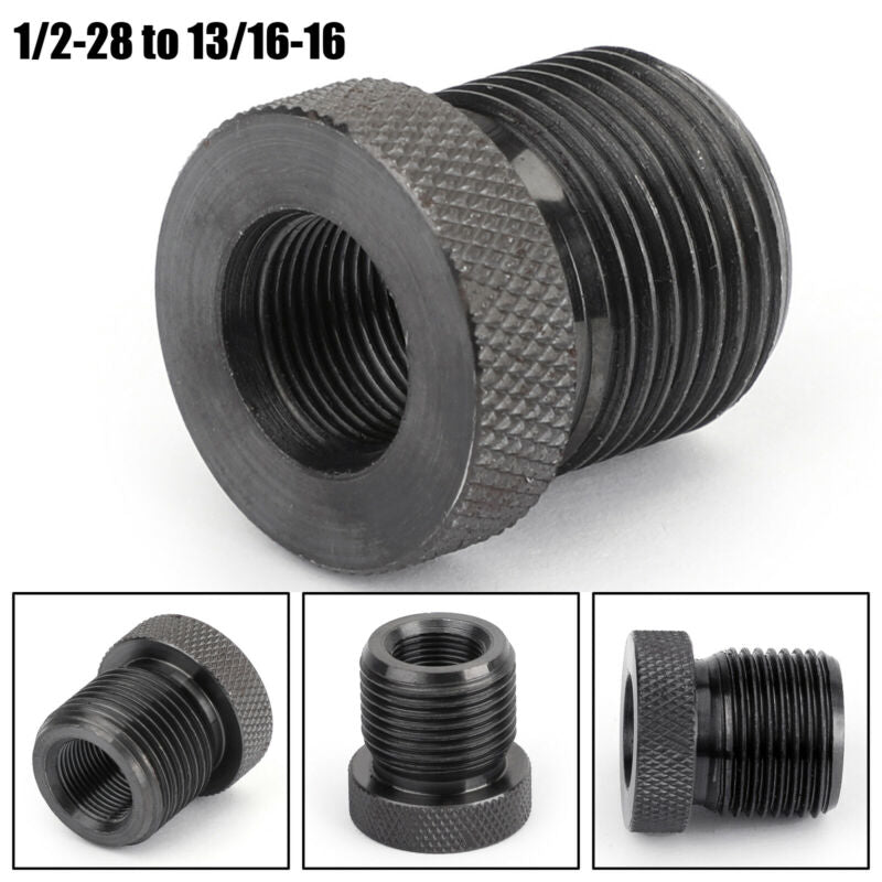 Adaptateur de filetage automobile 1/2-28 vers 13/16-16 - Noir 1/2x28 vers 13/16x16