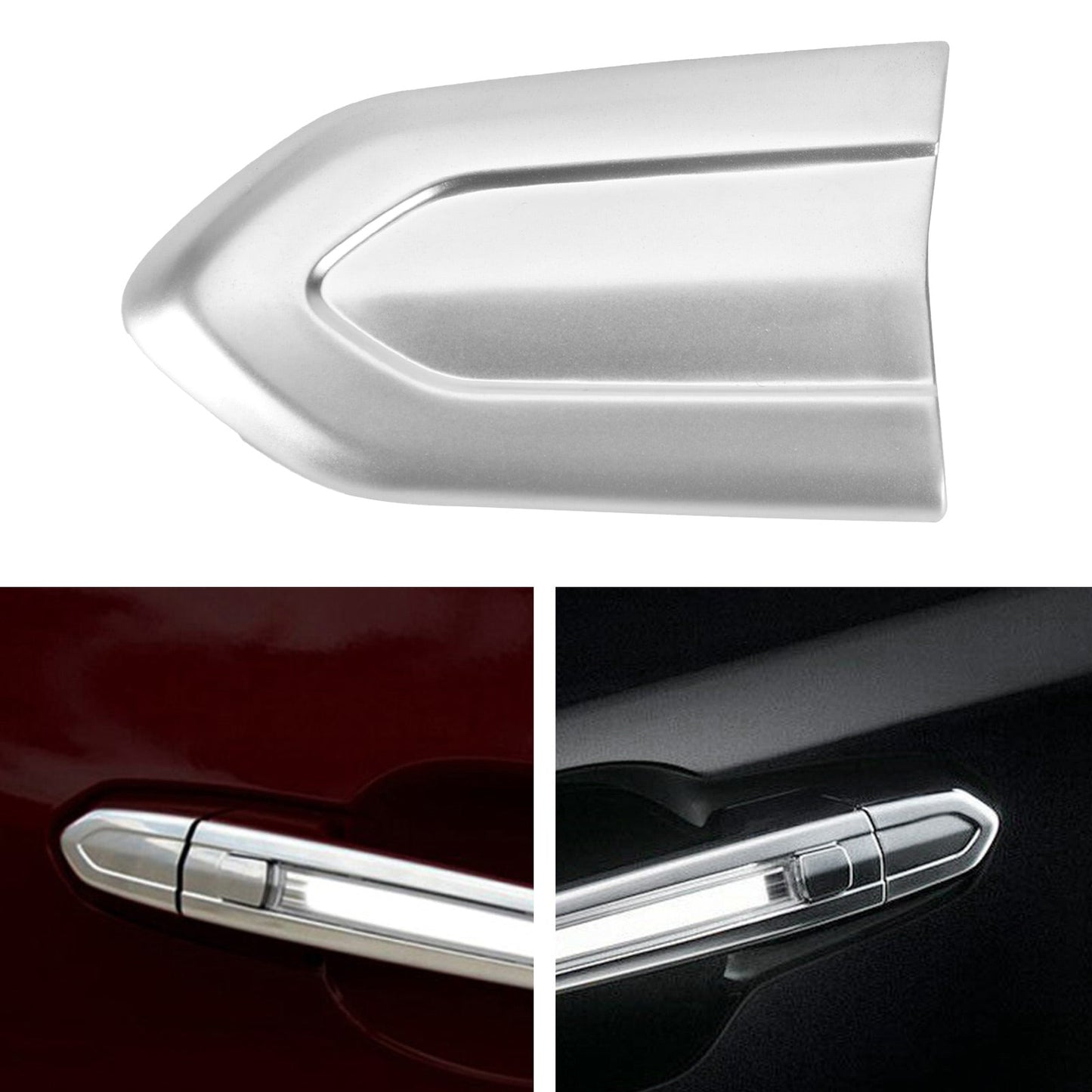 Couvercle de cylindre de serrure de porte argenté 13522324 pour Cadillac ATS XTS CTS CT6