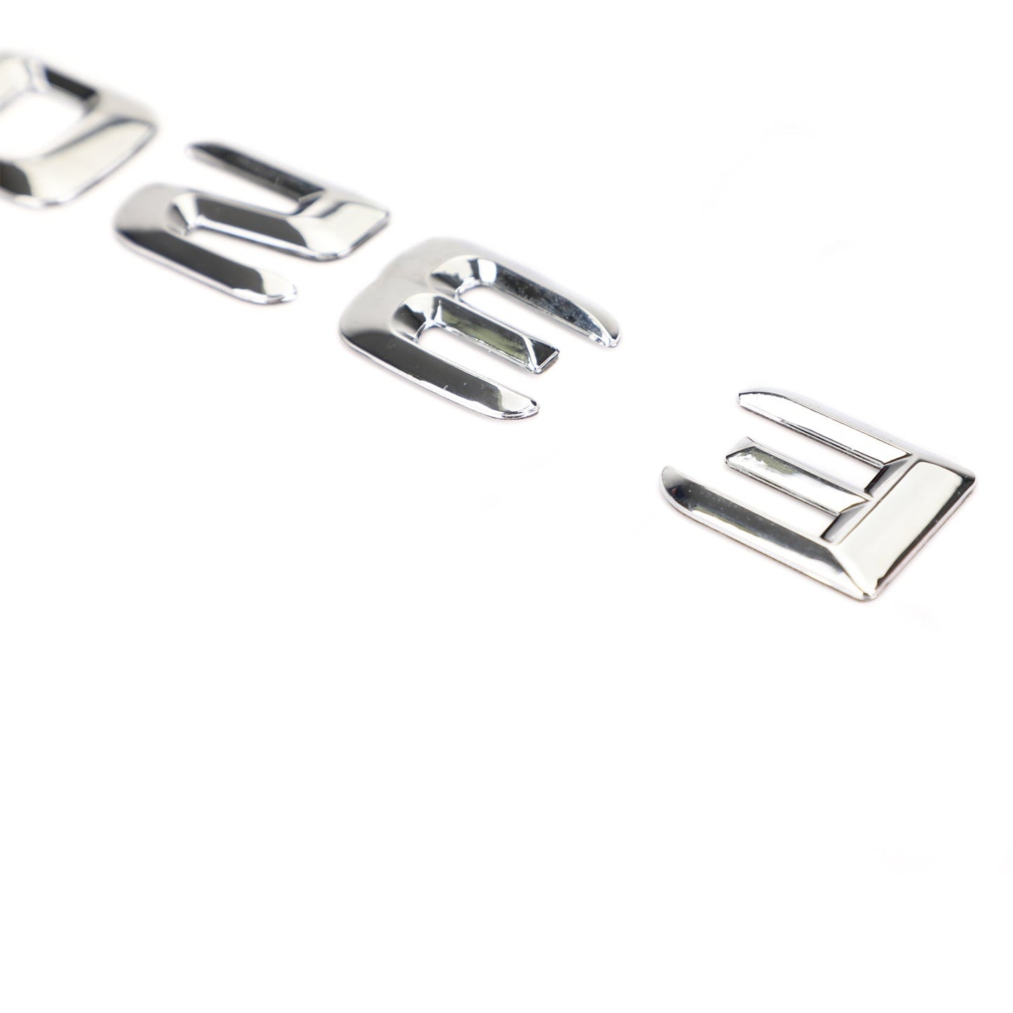 Emblème de coffre arrière, plaque signalétique, lettres et chiffres, compatible avec Mercedes E320, chromé