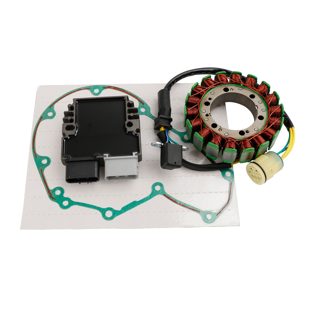 2010 Honda ATV TRX680FA 2A FOURTRAX RINCON 31120-HN8-A60 STATOR REGULATOR RECTIFIER GASKET