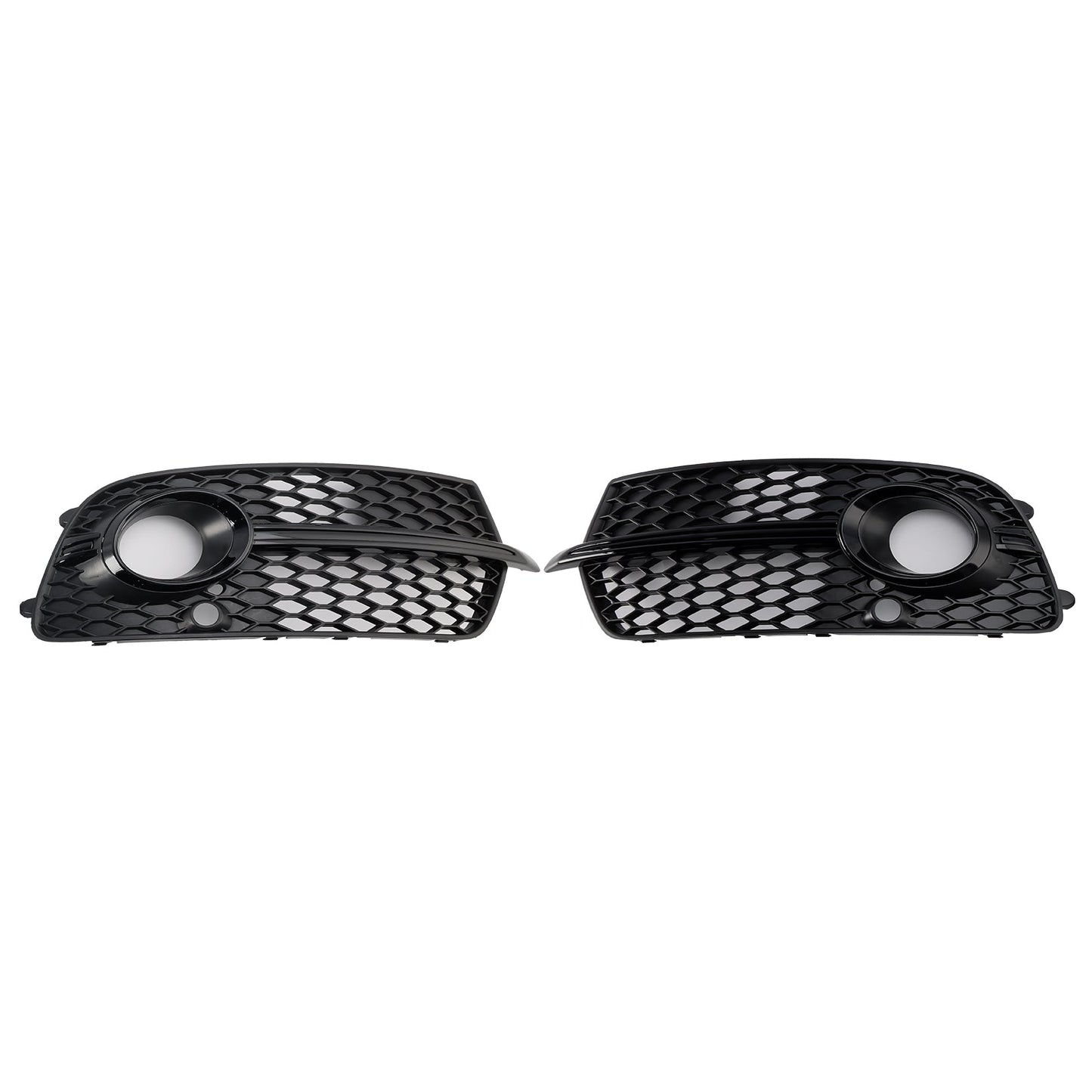 2013-2017 Front Bumper Fog Light Grill Grille Fit Audi Q5 S-Line SQ5 Black