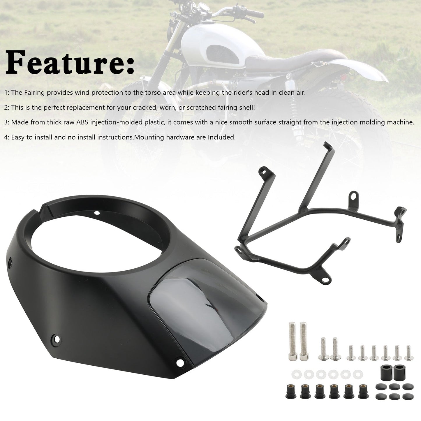 Headlight Windshield Fairing Windscreen For For Honda CL300 2023